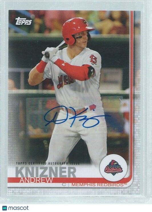 ANDREW KNIZNER 2019 TOPPS PRO DEBUT AUTO PROSPECT