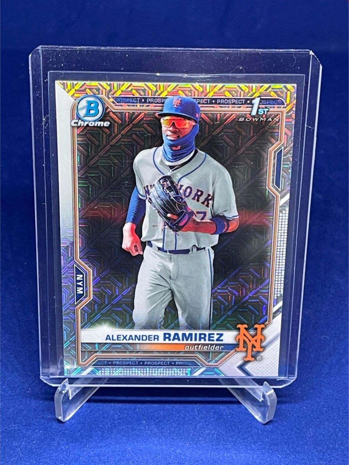 ALEXANDER RAMIREZ 2021 TOPPS BOWMAN CHROME 1ST BOWMAN MEGA BOX REFRACTOR # 208
