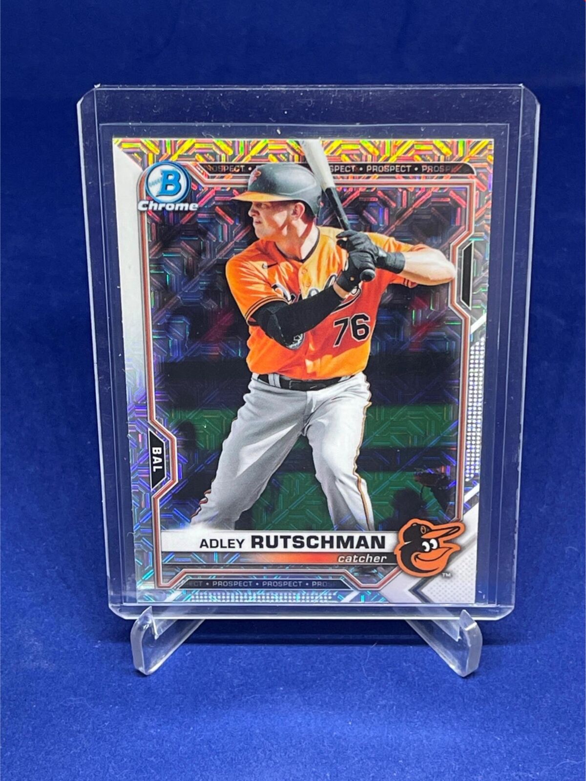 ADLEY RUTSCHMAN 2021 TOPPS BOWMAN CHROME MEGA BOX REFRACTOR