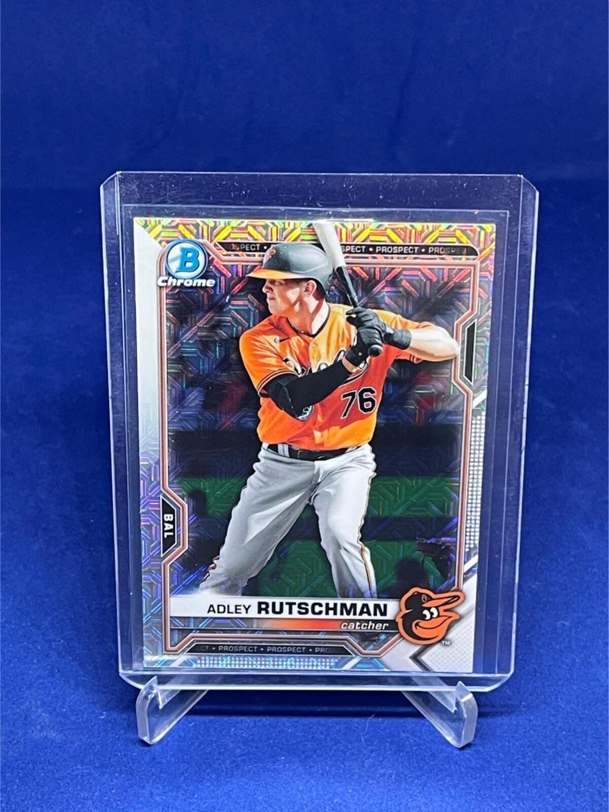 ADLEY RUTSCHMAN 2021 TOPPS BOWMAN CHROME MEGA BOX REFRACTOR