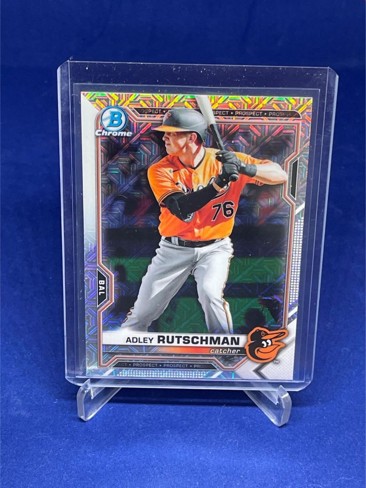 ADLEY RUTSCHMAN 2021 TOPPS BOWMAN CHROME MEGA BOX REFRACTOR