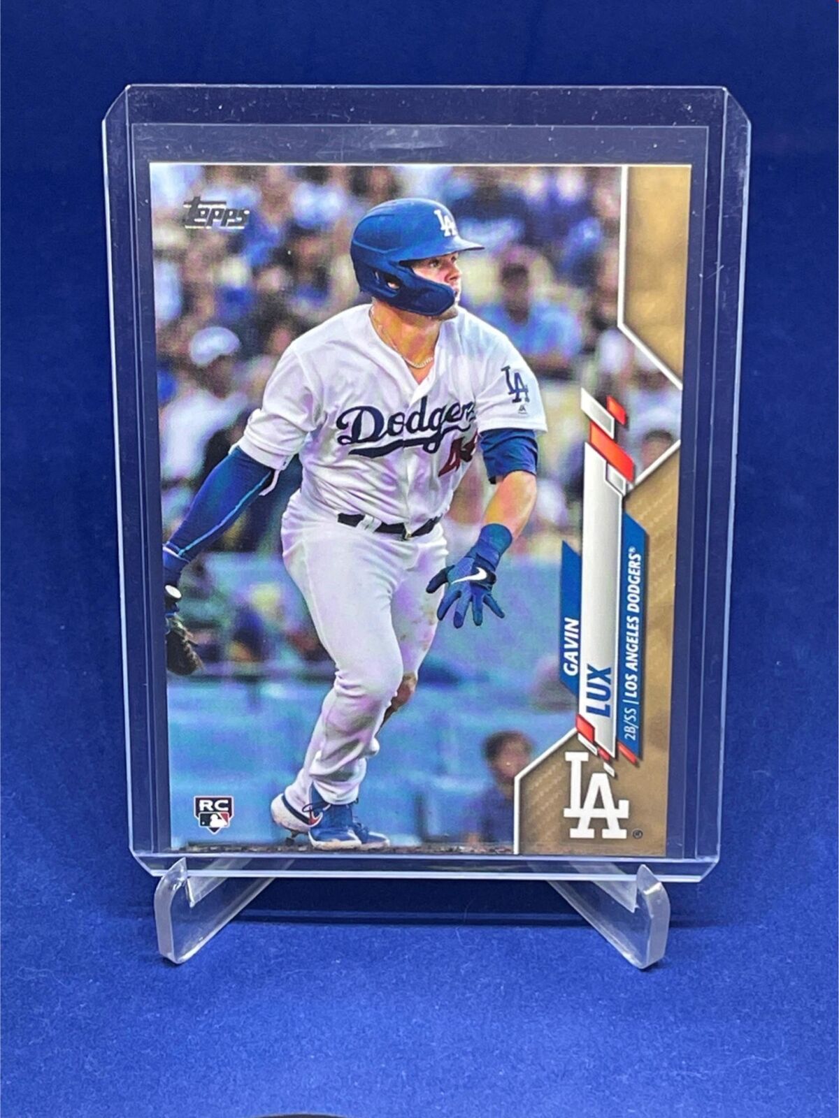 GAVIN LUX 2020 TOPPS SERIES ONE GOLD ROOKIE RC #D 1947/2020