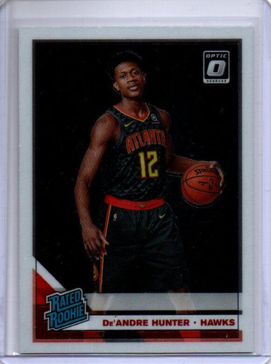 DE'ANDRE HUNTER 2019-20 PANINI DONRUSS OPTIC TRUE ROOKIE RC #198