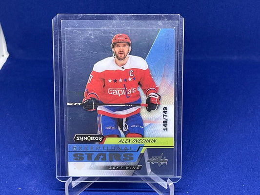 ALEX OVECHKIN 2020-21 UPPER DECK SYNERGY EXCEPTIONAL STARS #D 148/749