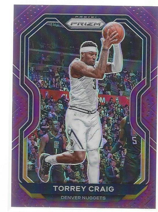TORREY CRAIG 2020-21 PANINI PRIZM PURPLE PRIZMS #D 13/99