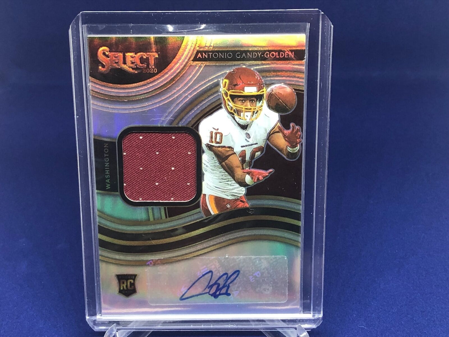 ANTONIO GANDY GOLDEN 2020 PANINI SELECT SILVER PRIZM JERSEY AUTO RC #D 72/199