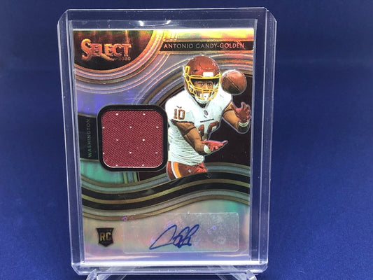 ANTONIO GANDY GOLDEN 2020 PANINI SELECT SILVER PRIZM JERSEY AUTO RC #D 72/199