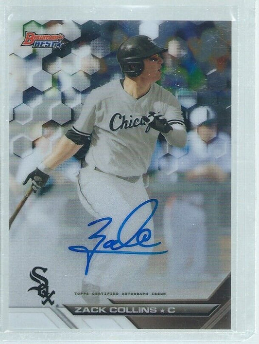ZACK COLLINS 2016 BOWMAN'S BEST ON CARD AUTO PROSPECT