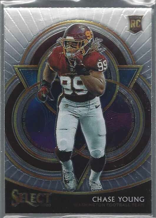 CHASE YOUNG 2020 PANINI SELECT PHENOMENON ROOKIE RC #17