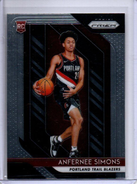 ANFERNEE SIMONS 2018-19 PANINI PRIZM TRUE ROOKIE RC #61