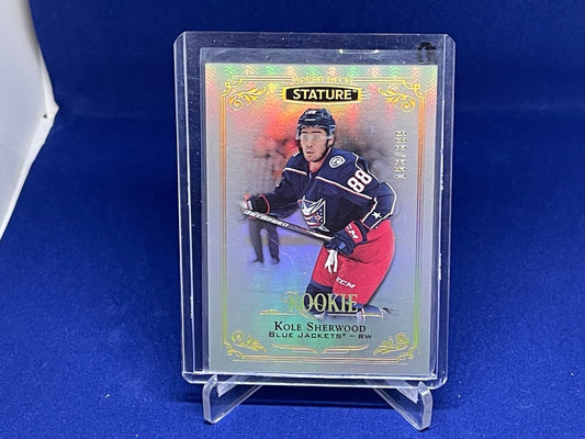 KOLE SHERWOOD 2019-20 UPPER DECK STATURE ROOKIE RC #D 153/399