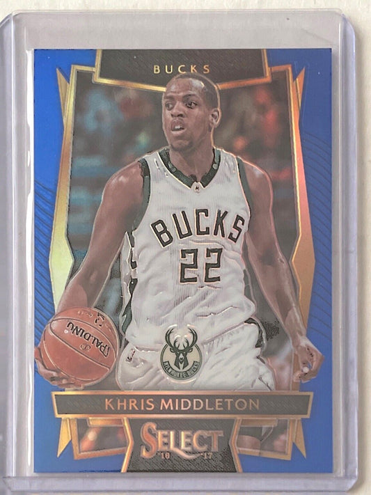 KHRIS MIDDLETON 2016-17 PANINI SELECT BLUE PRIZM #D 259/299
