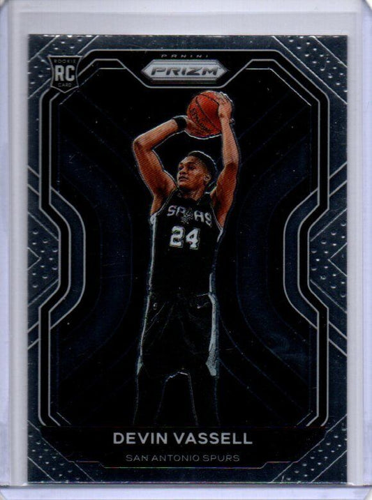 DEVIN VASSELL 2020-21 PANINI PRIZM TRUE ROOKIE RC #252