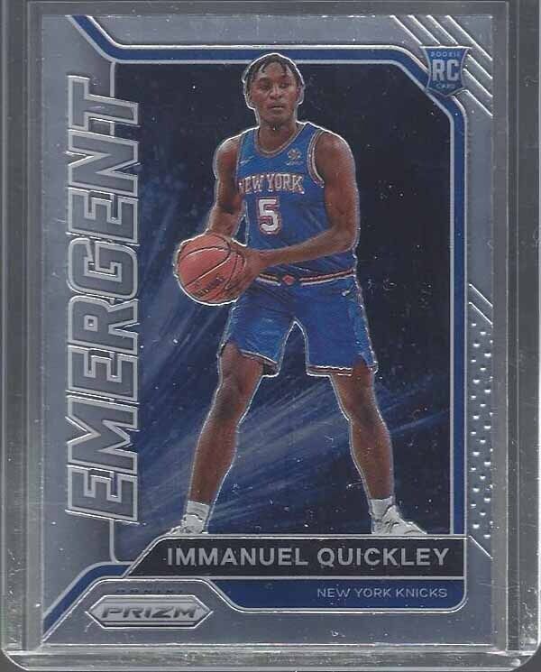 IMMANUEL QUICKLEY 2020-21 PANINI PRIZM EMERGENT ROOKIE RC #8