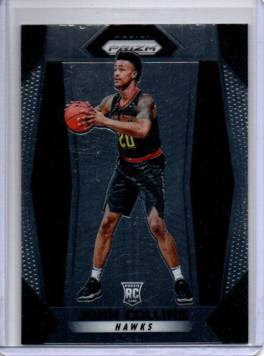 JOHN COLLINS 2017-18 PANINI PRIZM TRUE ROOKIE RC #109