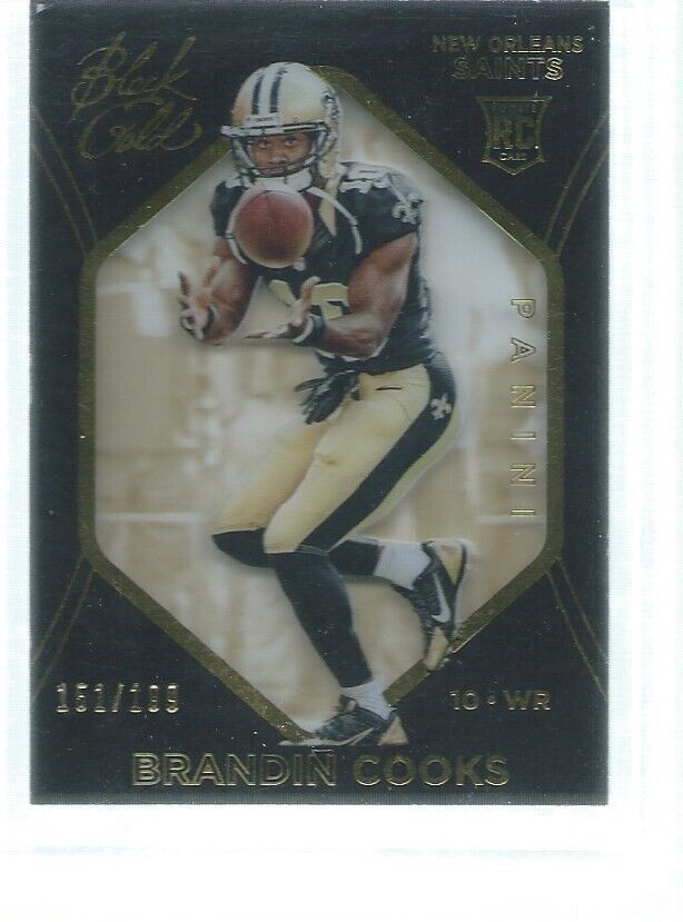 BRANDIN COOKS 2014 PANINI BLACK GOLD RC #D 151/199