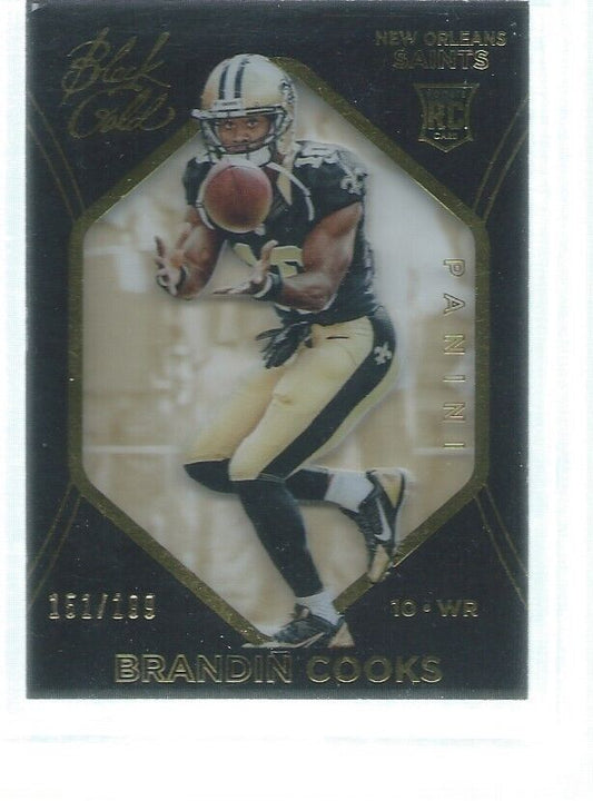 BRANDIN COOKS 2014 PANINI BLACK GOLD RC #D 151/199