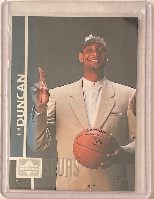 TIM DUNCAN 1997-98 UPPER DECK ROOKIE RC #114