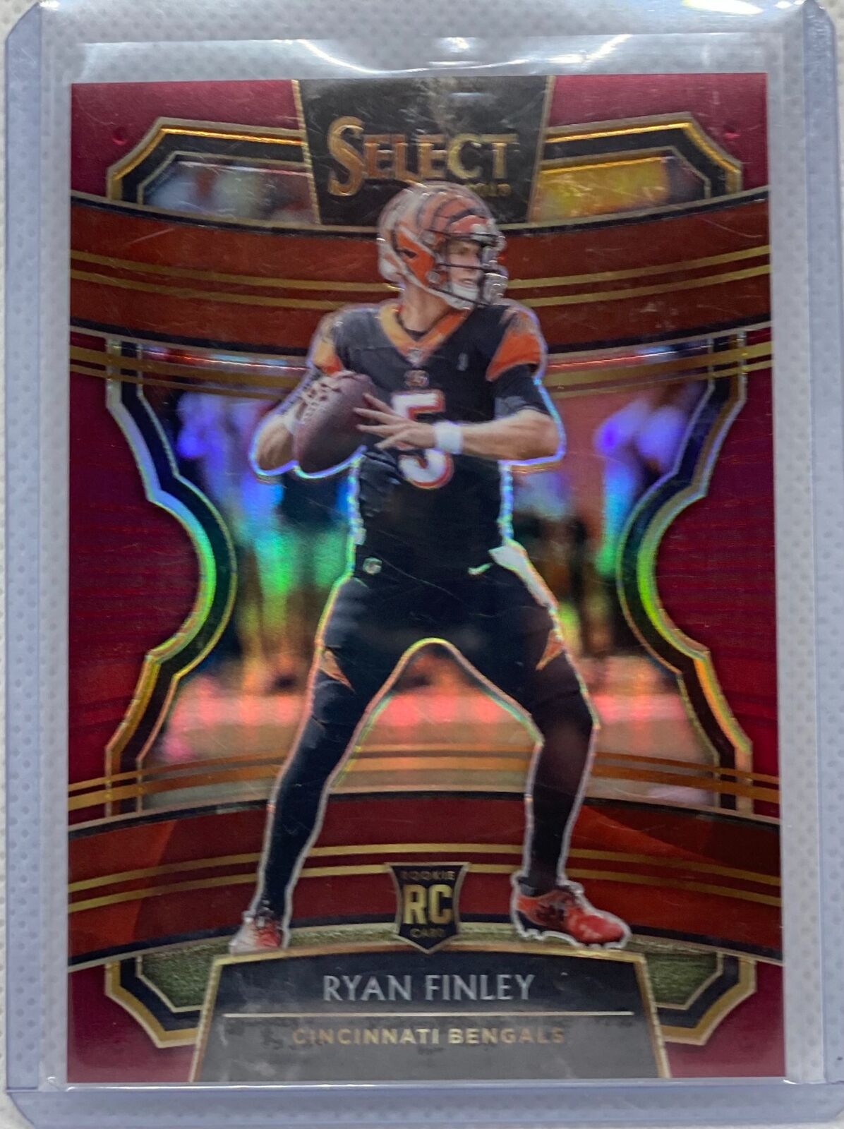 RYAN FINLEY 2019 PANINI SELECT RED PRIZM ROOKIE RC #D 016/149