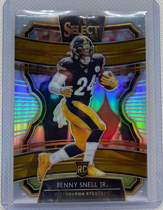 BENNY SNELL JR. 2019 PANINI SELECT SILVER PRIZM ROOKIE RC #36