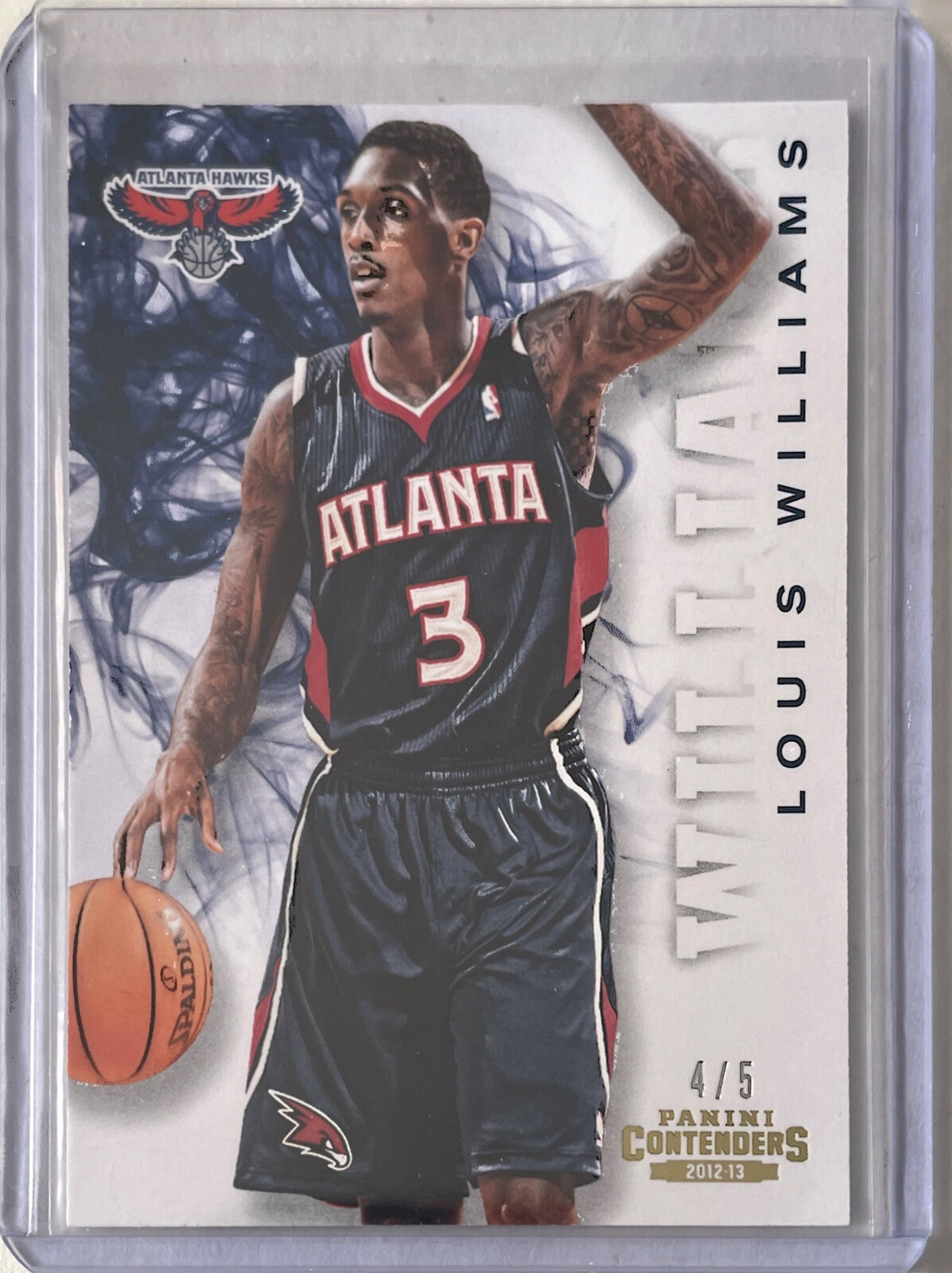 LOUIS WILLIAMS 2012-13 PANINI CONTENDERS GOLD FOIL #D 4/5