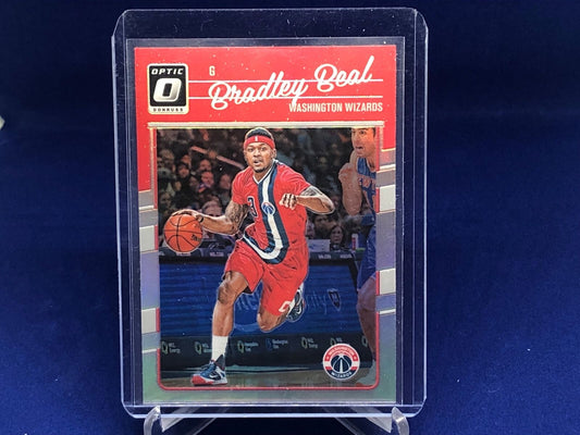 BRADLEY BEAL 2016-17 PANINI DONRUSS OPTIC SILVER HOLO # 143