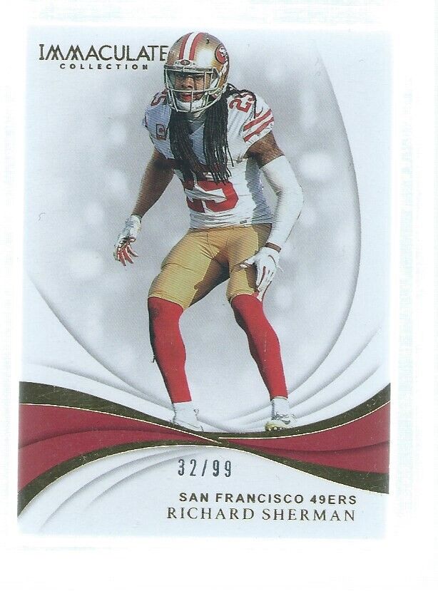 RICHARD SHERMAN 2019 PANINI IMMACULATE COLLECTION #D 32/99