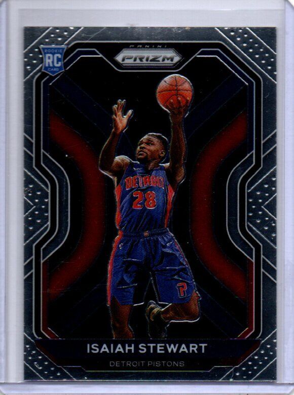 ISAIAH STEWART 2020-21 PANINI PRIZM TRUE ROOKIE RC #254