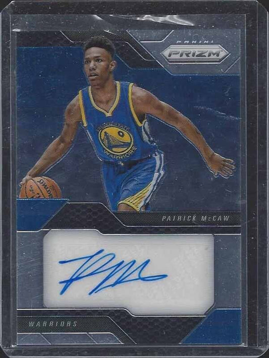 PATRICK MCCAW 2016-17 PANINI PRIZM AUTO ROOKIE RC #33