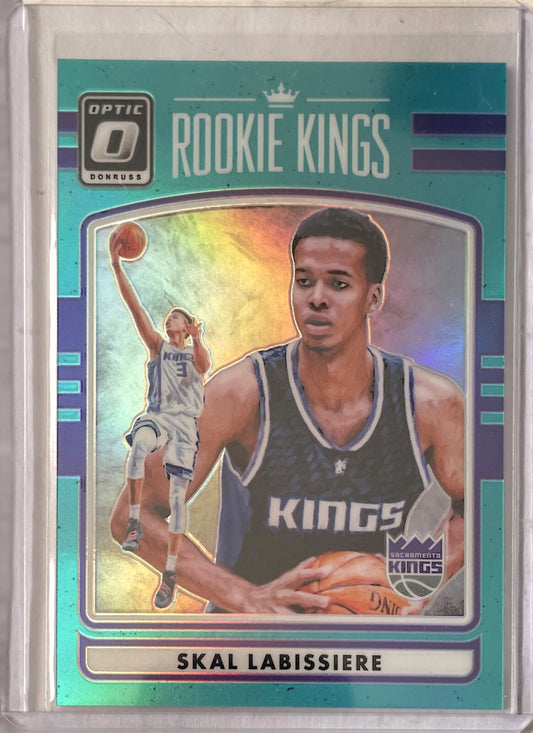SKAL LABISSIERE 2016-17 DONRUSS OPTIC ROOKIE KINGS AQUA HOLO PRIZM RC #D 18/25
