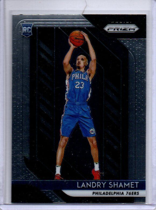 LANDRY SHAMET 2018-19 PANINI PRIZM TRUE ROOKIE RC #199
