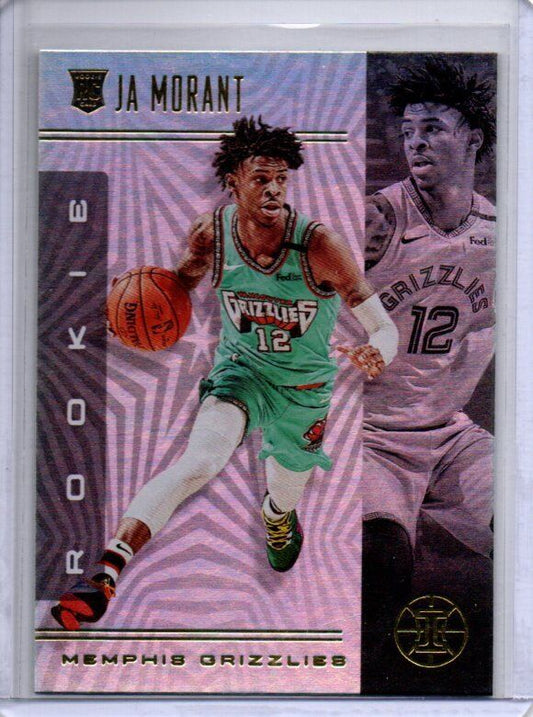 JA MORANT 2019-20 PANINI ILLUSIONS TRUE ROOKIE RC #161