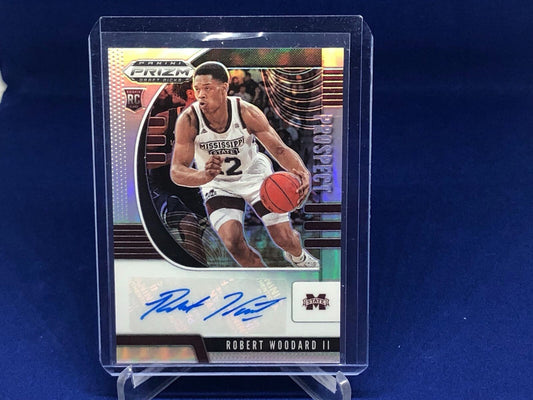 ROBERT WOODARD II 2020-21 PANINI PRIZM DRAFT PICKS SILVER PRIZM AUTO RC