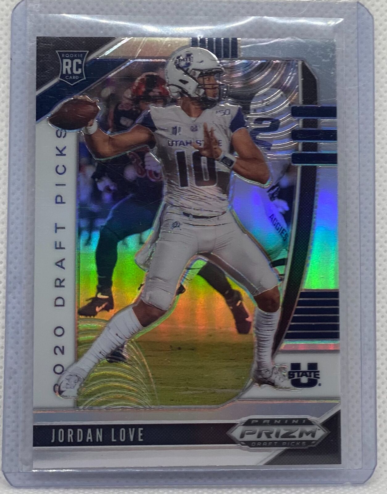 JORDAN LOVE 2020 PANINI PRIZM DRAFT PICKS SILVER PRIZM RC #148