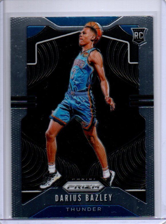 DARIUS BAZLEY 2019-20 PANINI PRIZM TRUE ROOKIE RC #289