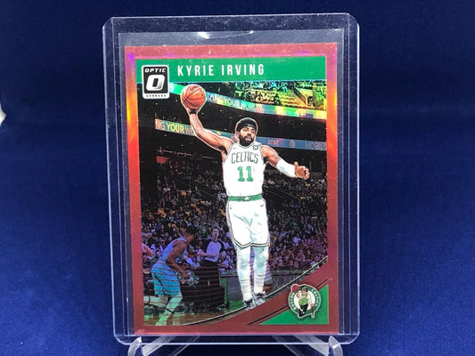 KYRIE IRVING 2018-19 PANINI DONRUSS OPTIC RED HOLO #D 99/99