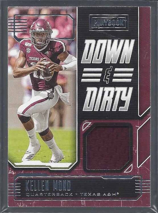 KELLEN MOND 2021 PANINI PLAYBOOK CHRONICLES DOWN & DIRTY ROOKIE JERSEY RC