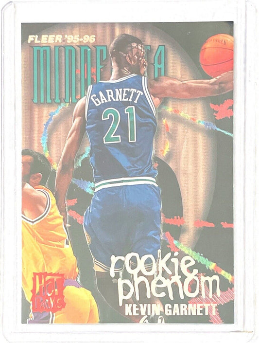 KEVIN GARNETT 1995-96 FLEER ROOKIE PHENOM HOT PACKS ROOKIE RC #1