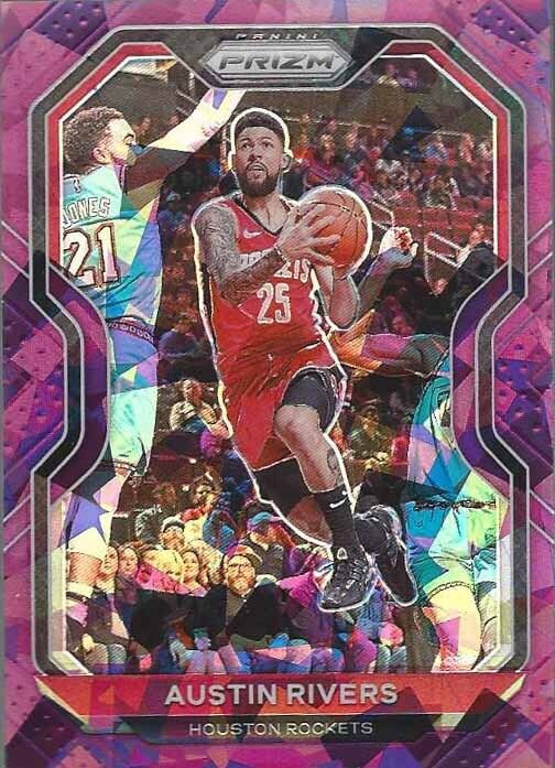 AUSTIN RIVERS 2020-21 PANINI PRIZM PURPLE ICE PRIZMS #D 153/175