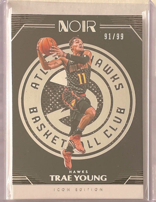 TRAE YOUNG 2019-20 PANINI NOIR ICON EDITION #D /99