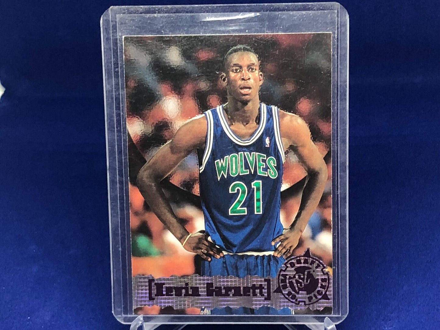 KEVIN GARNETT 1996 TOPPS STADIUM CLUB DRAFT PICKS RC # 343