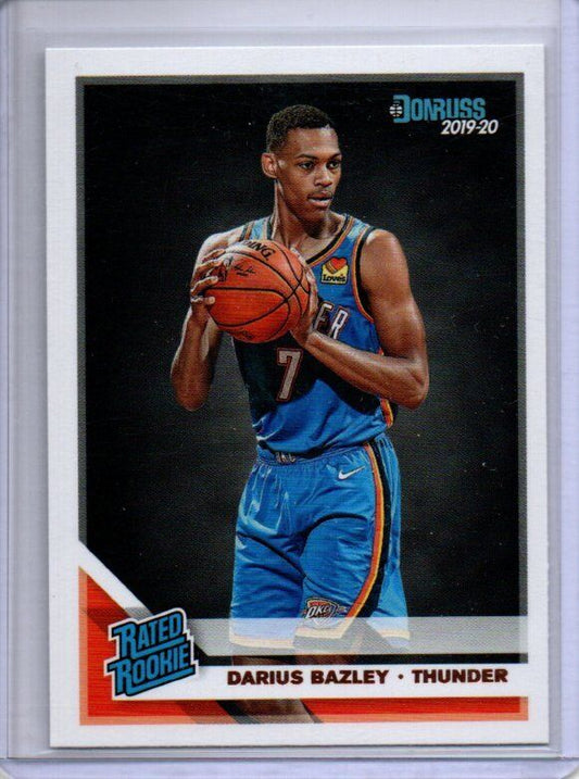 DARIUS BAZLEY 2019-20 PANINI DONRUSS TRUE ROOKIE RC #249