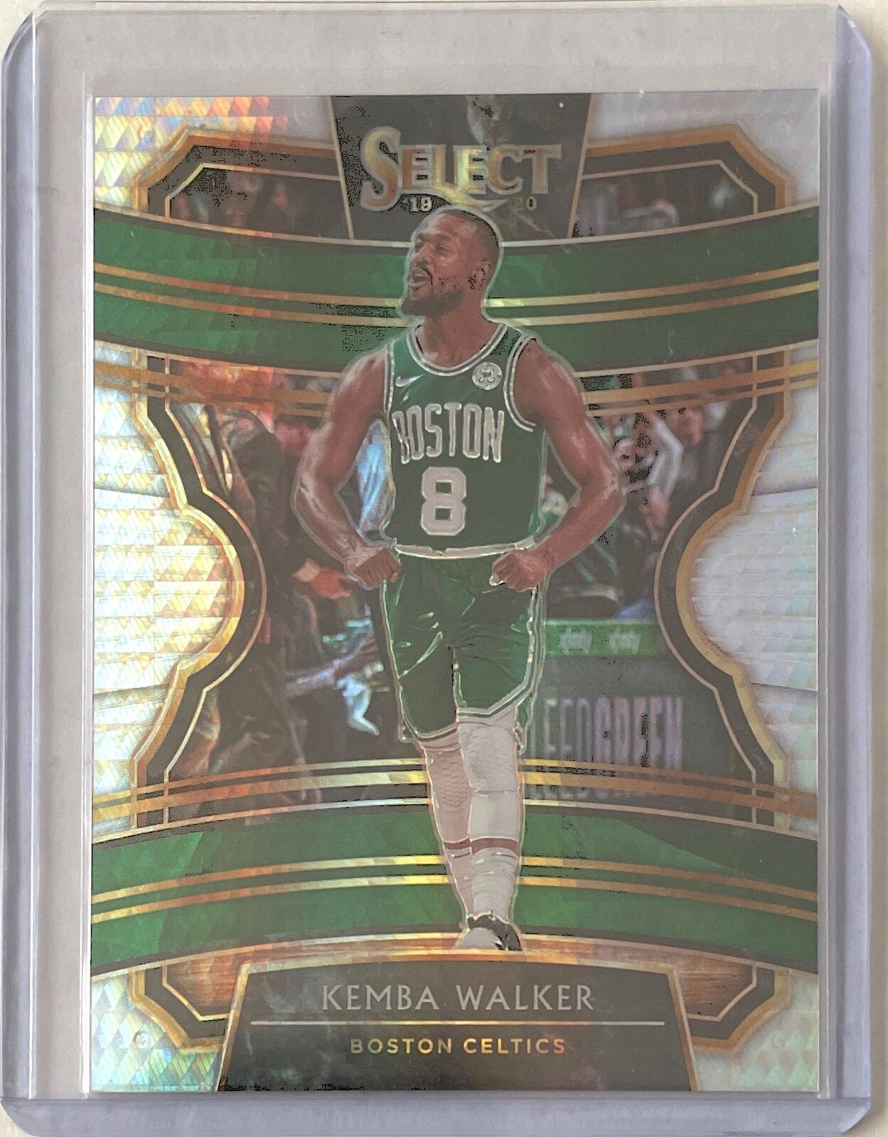 KEMBA WALKER 2019-20 PANINI SELECT CONCOURSE SILVER HYPER PRIZM #D 7/8