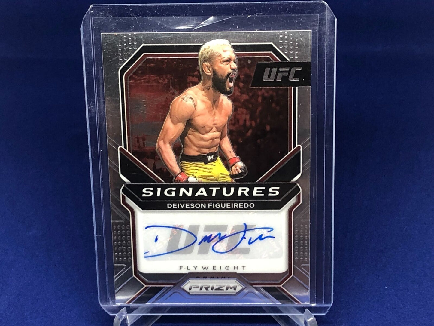 DEIVESON FIGUEIREDO 2021 PANINI PRIZM UFC FLYWEIGHT SIGNATURES AUTO