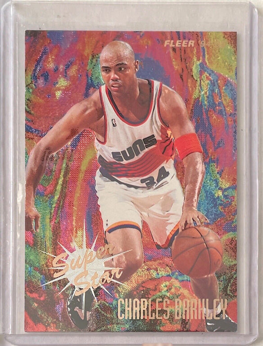 CHARLES BARKLEY 1994-95 FLEER SUPER STAR #1