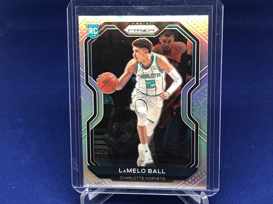 LAMELO BALL 2020-21 PANINI PRIZM SILVER PRIZMS SP ROOKIE RC # 278