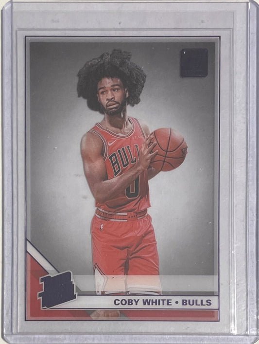 COBY WHITE 2019-20 PANINI CLEARLY DONRUSS RATED ROOKIE PURPLE PARALLEL SP RC #56