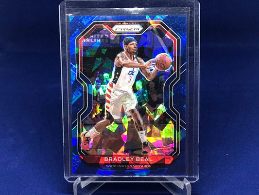 BRADLEY BEAL 2020-21 PANINI PRIZM BLUE CRACKED ICE PRIZMS #D 1/125