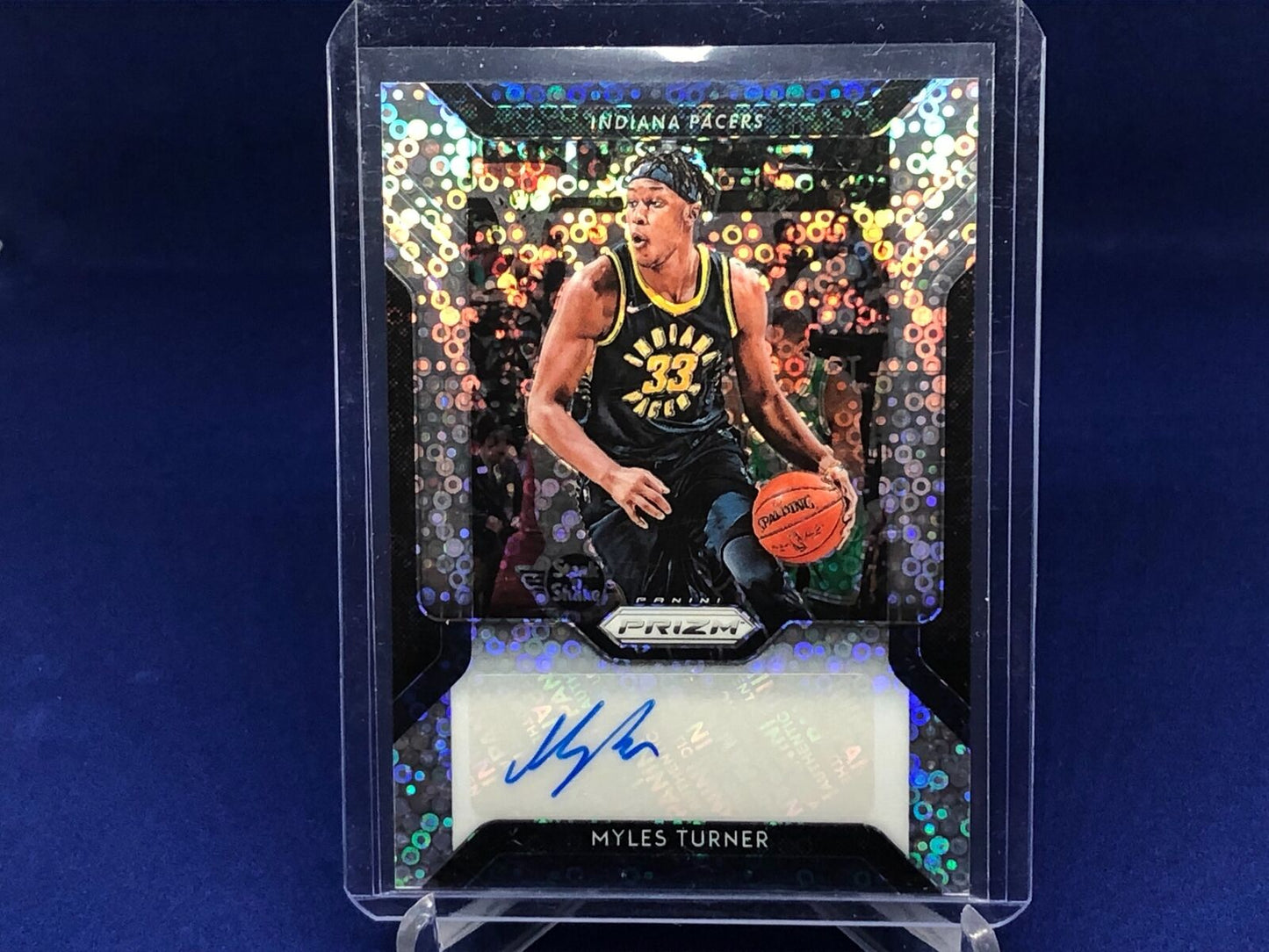 MYLES TURNER 2018-10 PANINI PRIZM FAST BREAK AUTO