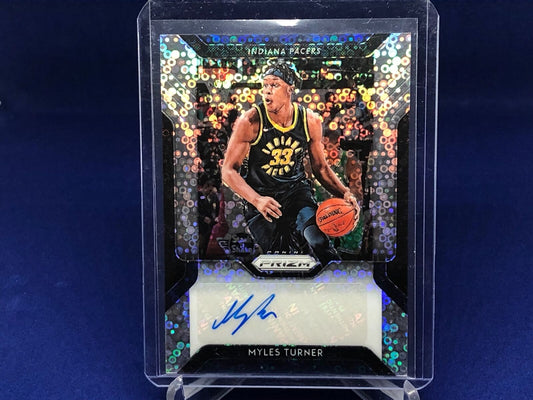 MYLES TURNER 2018-10 PANINI PRIZM FAST BREAK AUTO